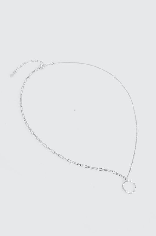 Answear Lab - Stříbrný náhrdelník stříbrná