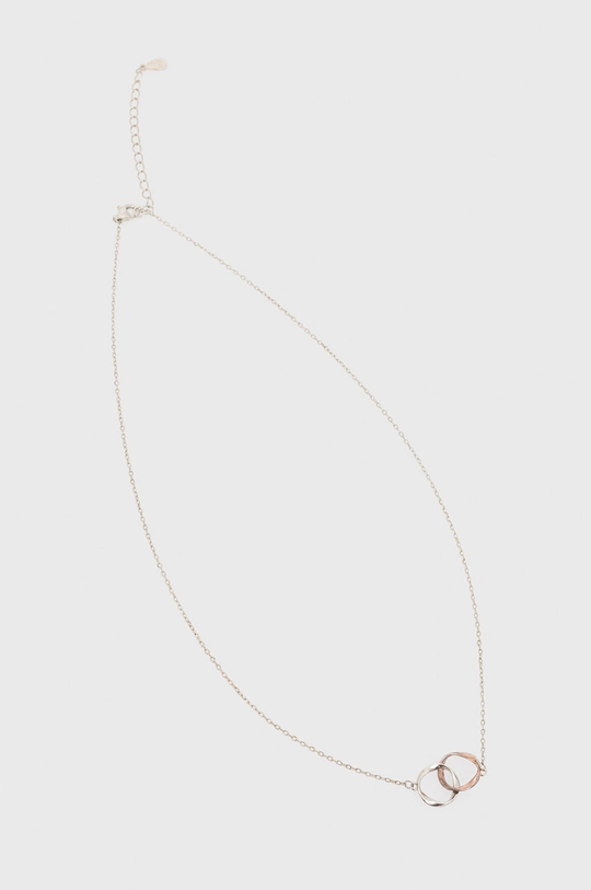 Answear Lab srebrni choker srebrna