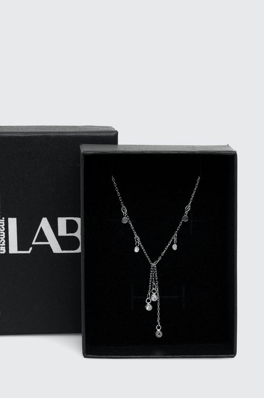 stříbrná Stříbrný náhrdelník Answear Lab Dámský