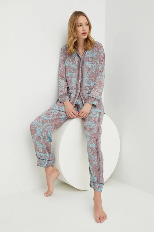 Hodvábne pyžamo Answear Lab  70% Hodváb, 30% Viskóza