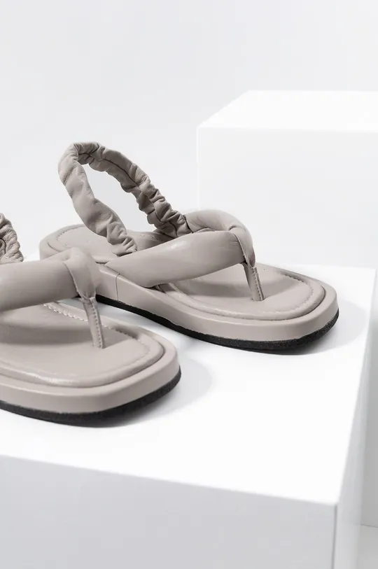 Kožené sandále Answear Lab béžová
