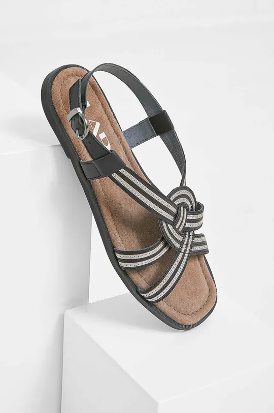 Kožne sandale Answear Lab crna
