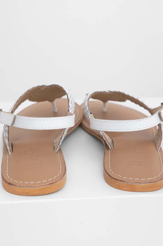 biela Kožené sandále Answear Lab