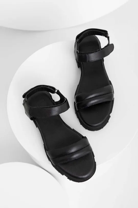 negru Answear Lab sandale de piele