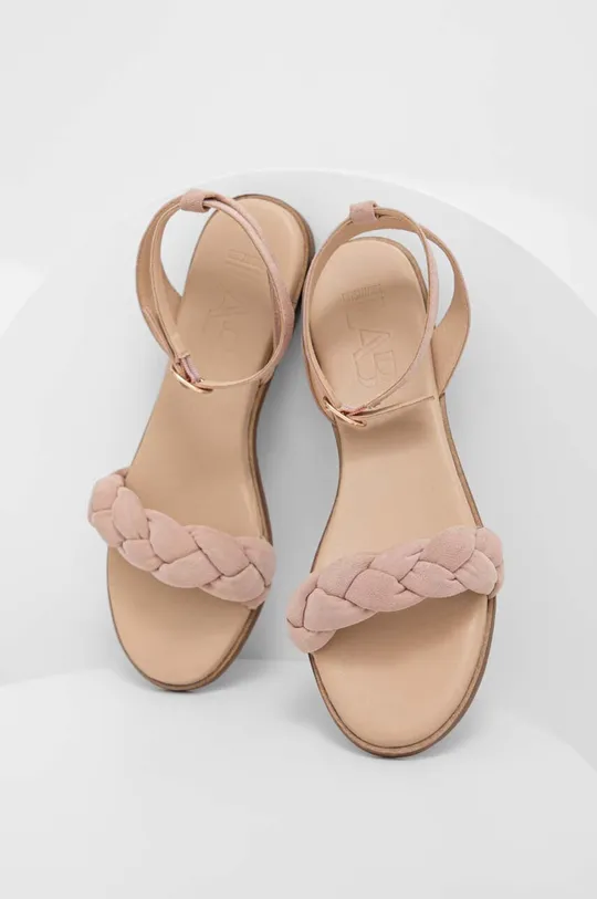 Semišové sandále Answear Lab ružová