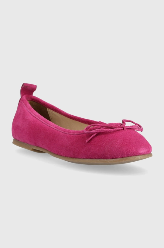 Answear Lab ballerine in pelle scamosciata rosa