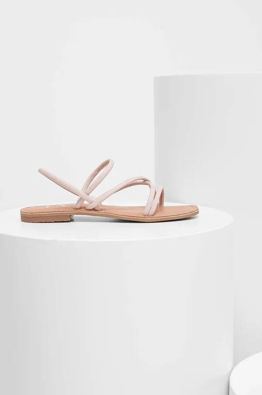 Kožené sandále Answear Lab ružová
