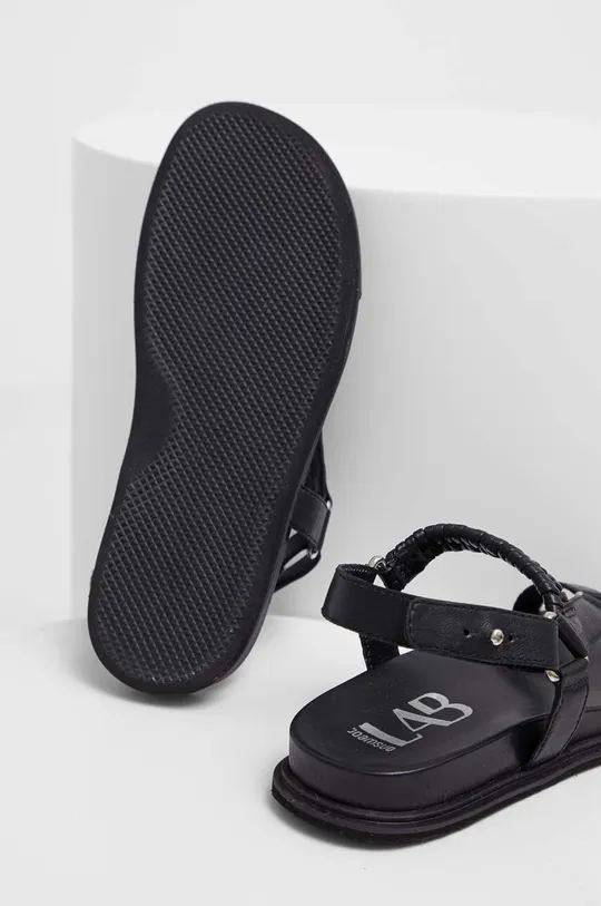 crna Kožne sandale Answear Lab