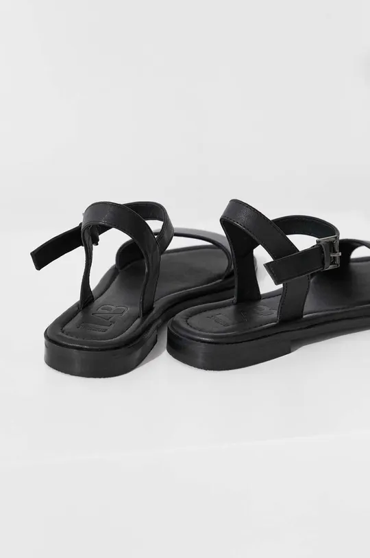 črna Usnjeni sandali Answear Lab