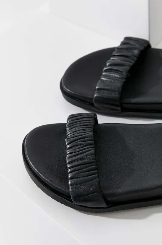 чорний Шкіряні сандалі Answear Lab