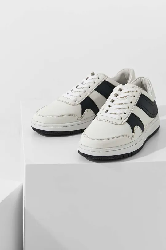 Δερμάτινα αθλητικά παπούτσια Answear Lab  X limited collection SISTERHOOD μαύρο