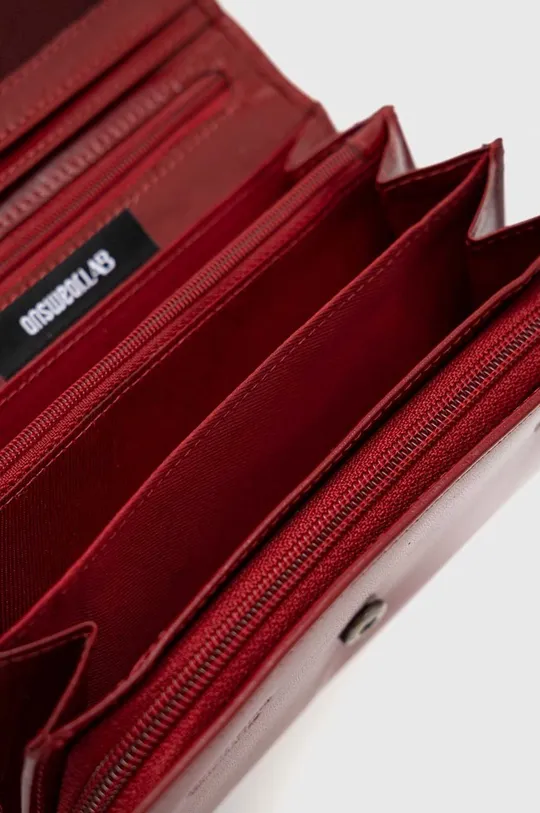 červená Kožená peňaženka Answear Lab