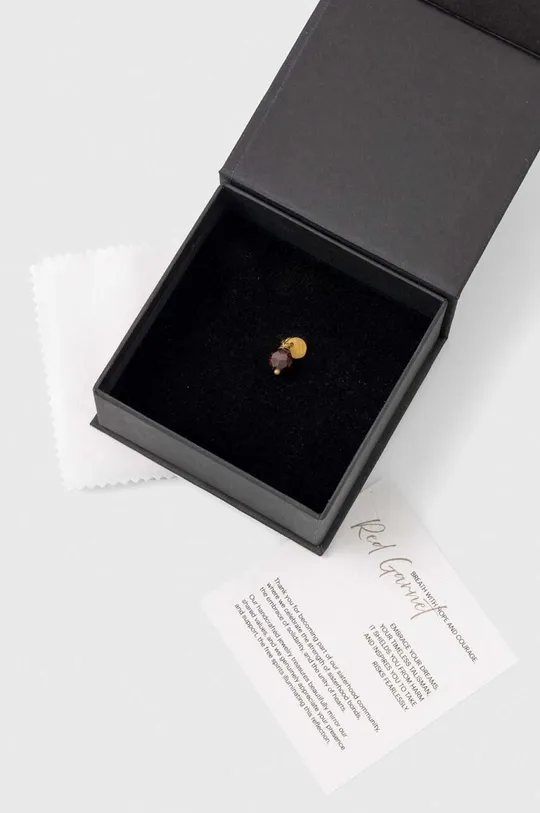 Answear Lab aranyozott ezüst charms Piros gránátalma, Ezüst pr. 925 arany 24k arannyal bevonva