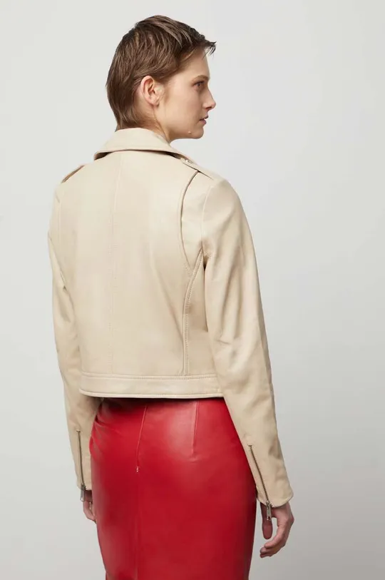 Δερμάτινο jacket Answear Lab 100% Φυσικό δέρμα