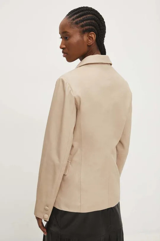 Кожаный пиджак Answear Lab Основной материал: 100% Натуральная кожа Подкладка: 100% Полиэстер