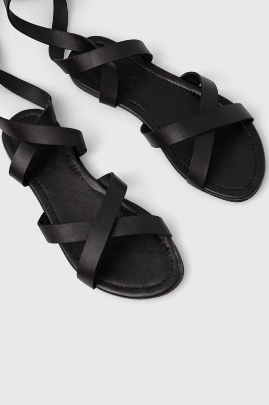 Answear Lab sandali in pelle nero