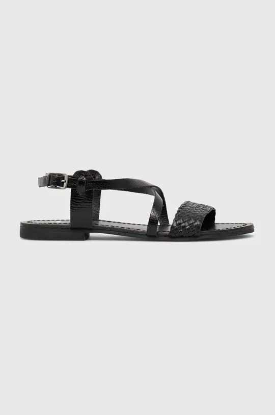 crna Kožne sandale Answear Lab Ženski