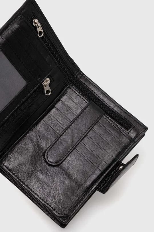 чорний Шкіряний гаманець Answear Lab