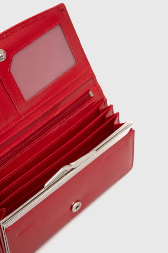 красный Кожаный кошелек Answear Lab