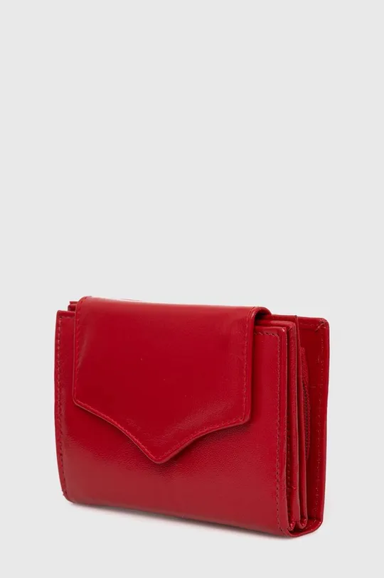 Usnjena denarnica Answear Lab rdeča