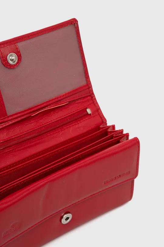 червоний Шкіряний гаманець Answear Lab