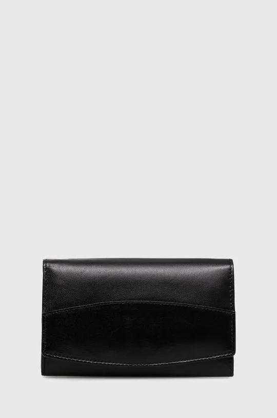 čierna Kožená peňaženka Answear Lab Dámsky