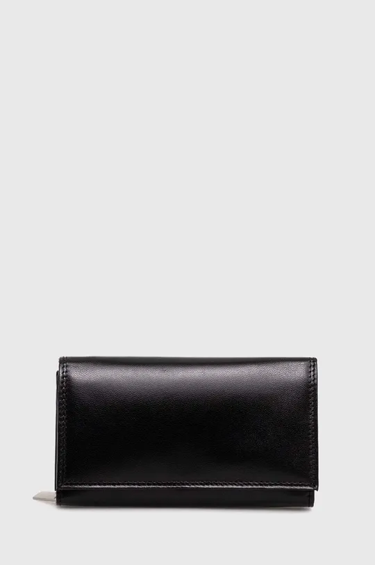 črna Usnjena denarnica Answear Lab Ženski