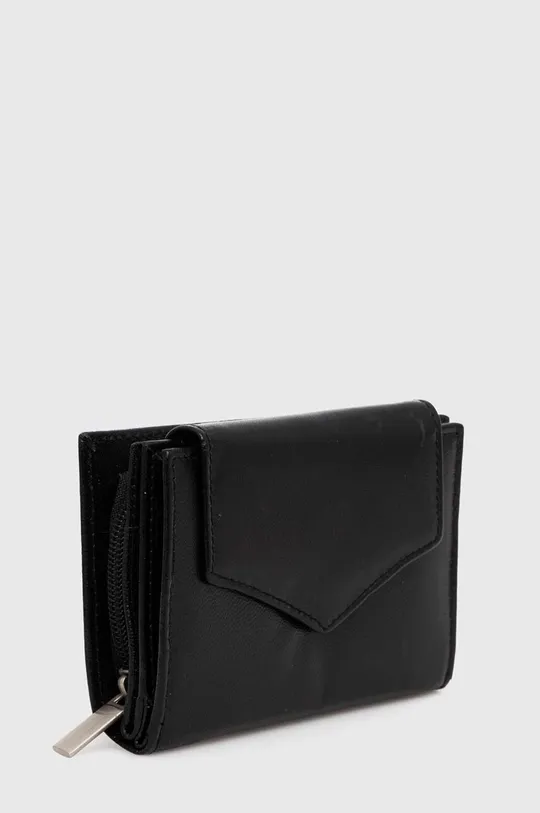 Usnjena denarnica Answear Lab črna