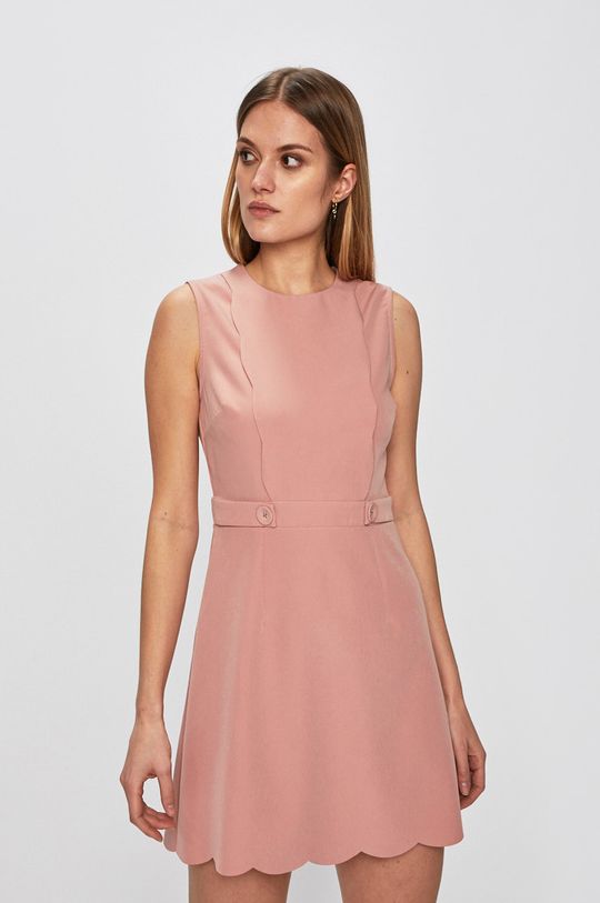 pastelowy różowy Answear Lab - Sukienka Damski