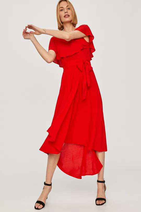 червоний Answear - Сукня Жіночий