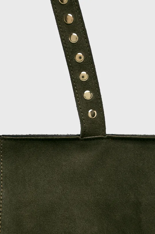 Answear - Kožená kabelka zelená