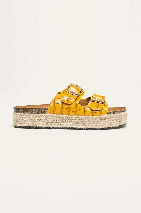 sárga Answear - Papucs cipő R and B Női