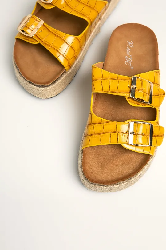 sárga Answear - Papucs cipő R and B