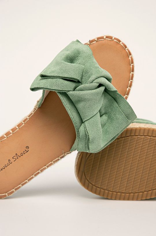 Answear - Pantofle Sweet Shoes Svršek: Textilní materiál Vnitřek: Umělá hmota Podrážka: Umělá hmota