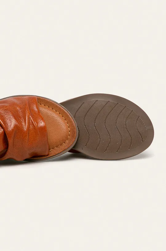 barna Answear - Papucs cipő Ideal Shoes