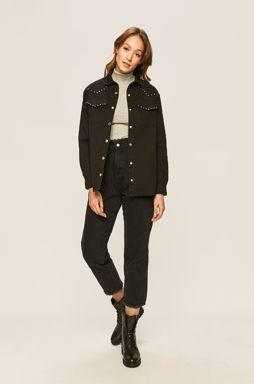 Answear - Geaca jeans negru
