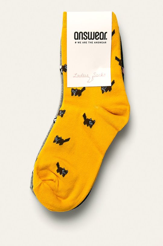 Answear - Ponožky (3-pack) vícebarevná