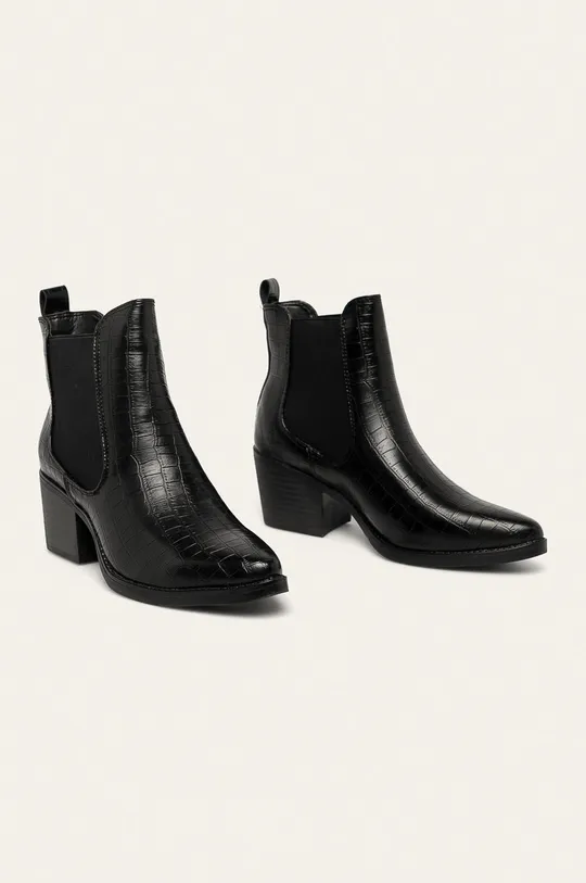 Answear - Kovbojské topánky čierna