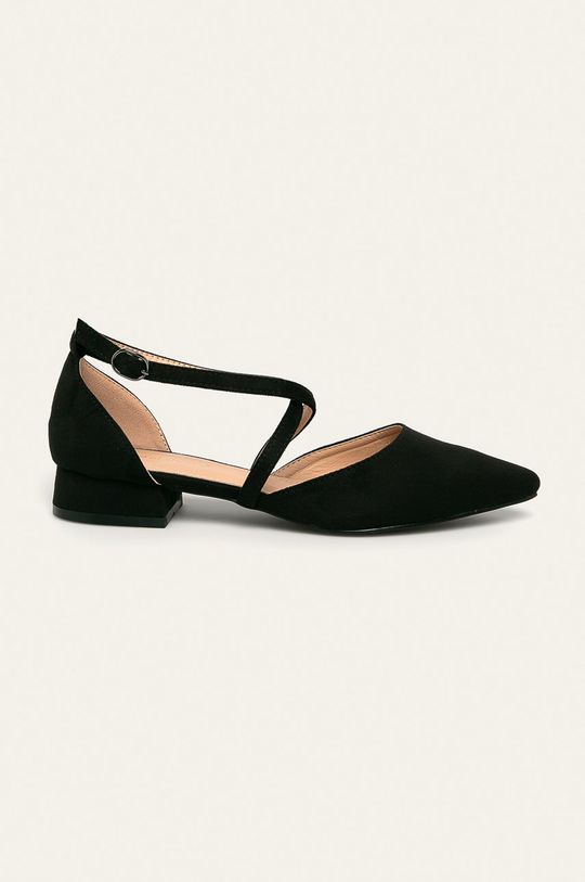 negru Answear - Balerini Ideal Shoes De femei