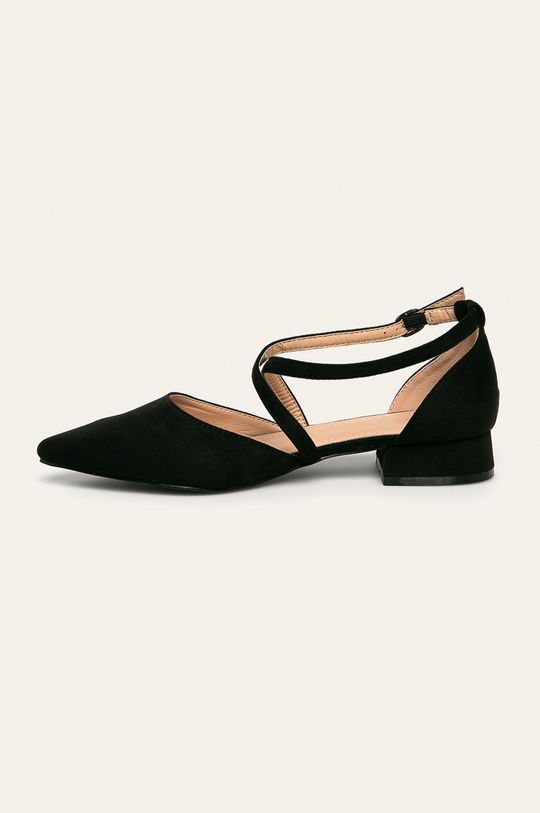 negru Answear - Balerini Ideal Shoes