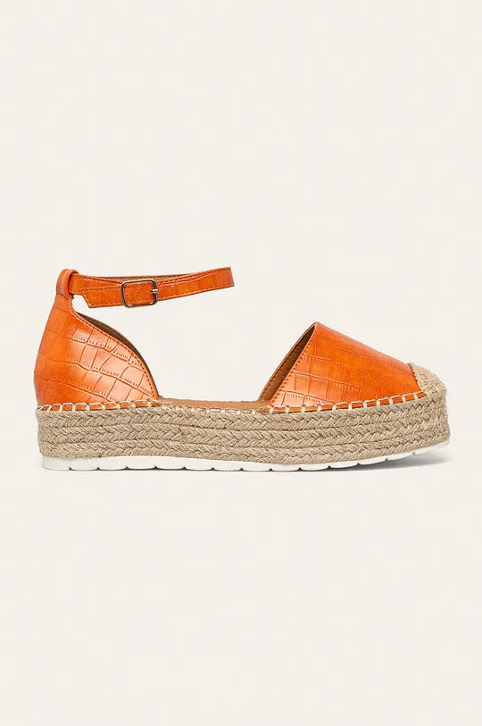 narancssárga Answear - Espadrilles Ideal Shoes Női