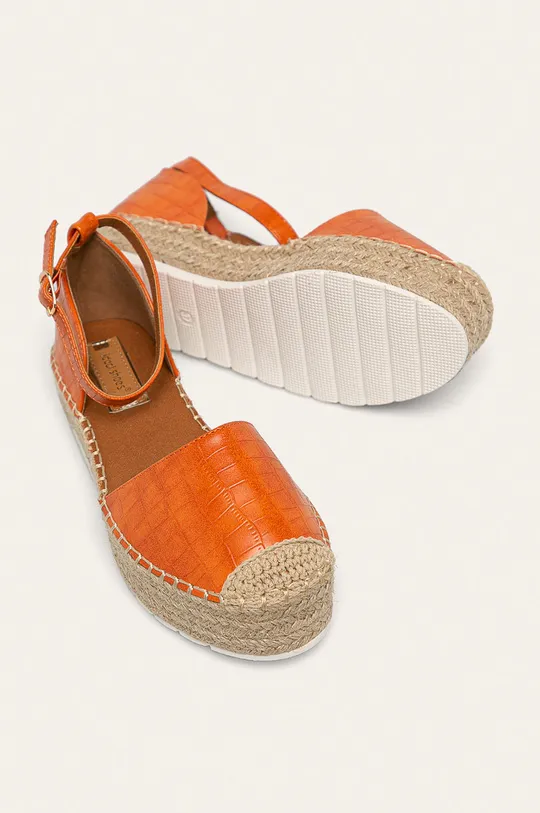 oranžová Answear - Espadrilky Ideal Shoes