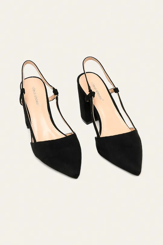 Answear - Sarkas cipő Ideal Shoes fekete