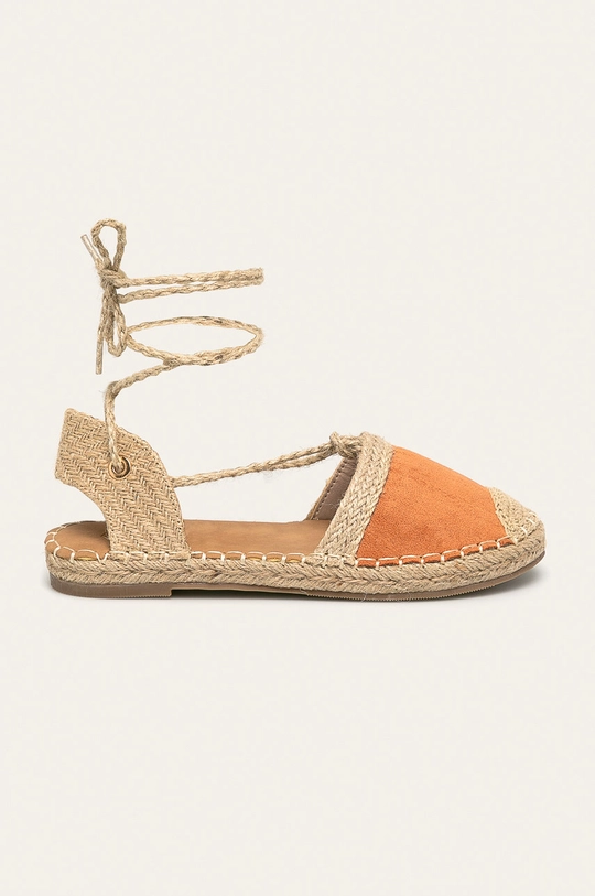 pomarańczowy Answear Lab espadryle Damski