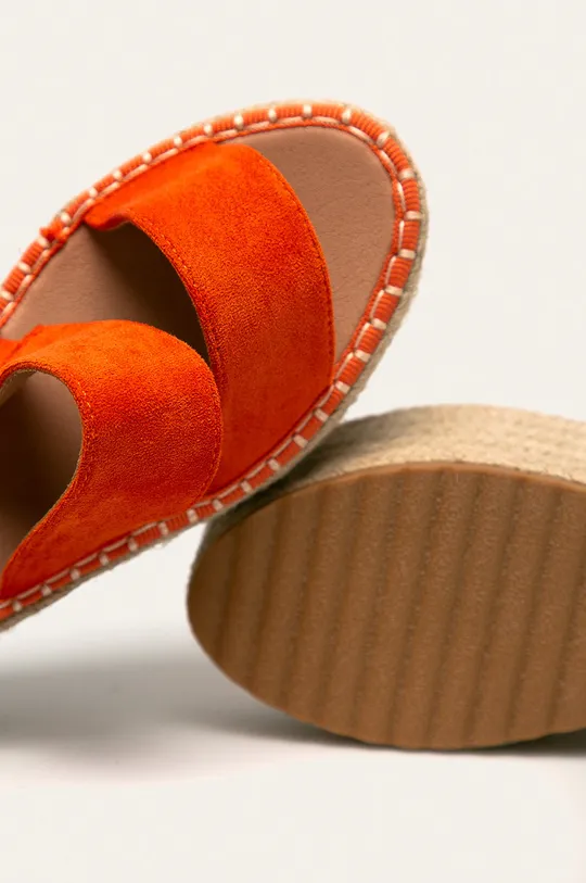oranžová Answear - Sandále Ideal Shoes