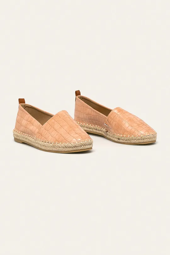 Answear Lab espadryle różowy