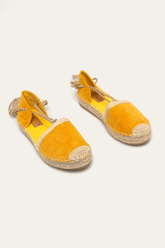 Answear Lab espadryle żółty