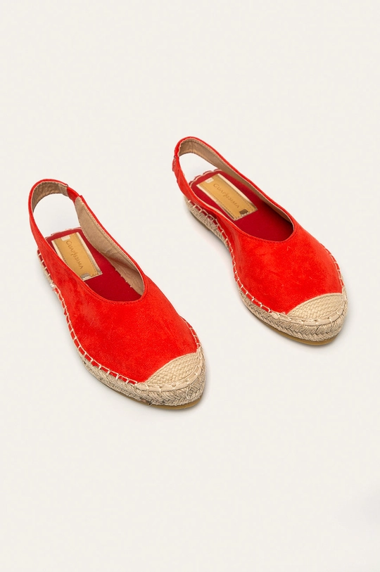 Answear Lab espadryle pomarańczowy