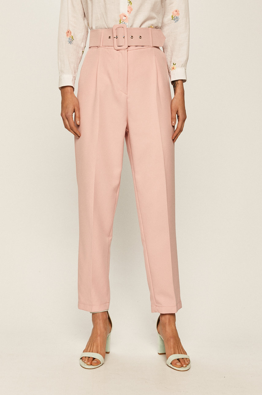 roz Answear - Pantaloni De femei