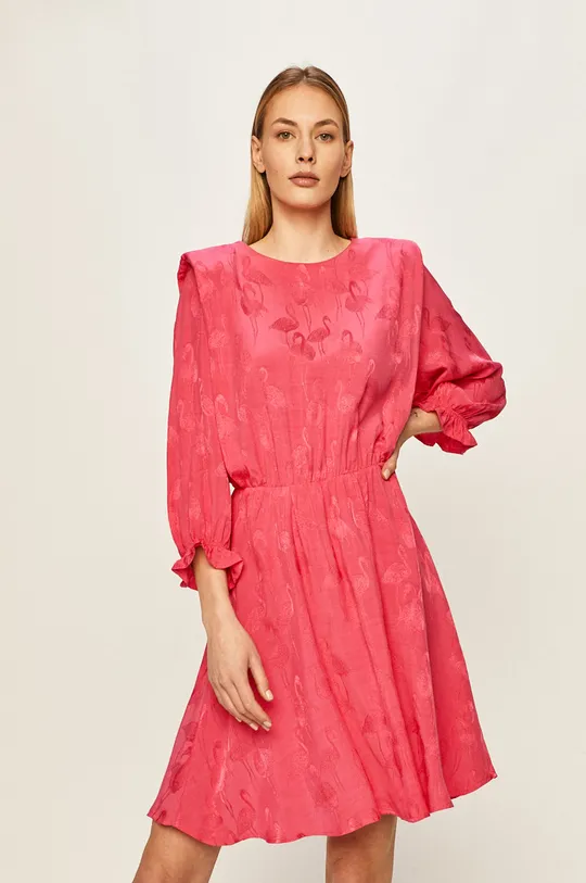 розовый Answear - Платье Женский